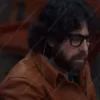 Adam Goldberg Brown Leather Jacket