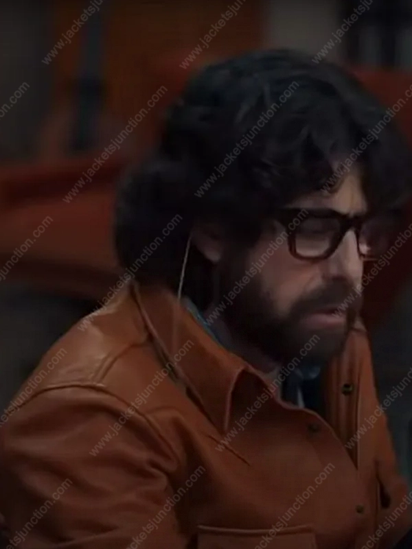 Adam Goldberg Brown Leather Jacket