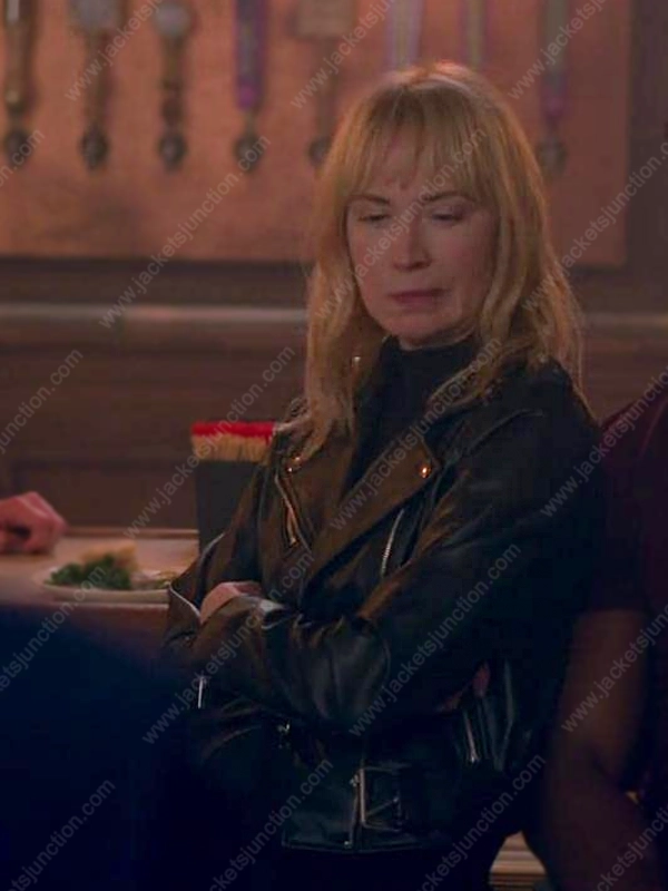 Beth Riesgraf Leather Jacket 