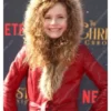 Darby Camp The Christmas Chronicles 2 Kate Red Leather Coat with Fur Hood