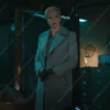 Gwendoline Christie Wednesday Gray Trench Coat