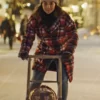 Home For Christmas Johanne Plaid Coat