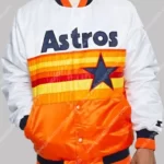 Houston Astros White and Orange Star Jacket