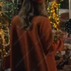 Lauren Lapkus Orange Coat