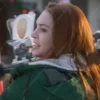 Lindsay Lohan Green Jacket