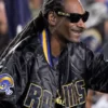 Los Angeles RAMS Snoop Dogg Black Varsity Jacket