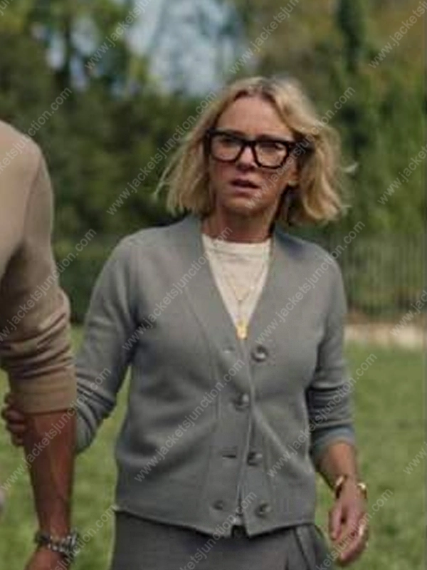 Nora Brannock The Watcher Naomi Watts Gray Cardigan