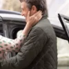 Robert Philip Disenchanted Patrick Dempsey Green Quilted Jacket