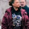 Robyn McCall The Equalizer Queen Latifah Burgundy Jacket