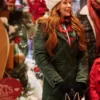 Sierra Belmont Falling for Christmas Lindsay Lohan Green Jacket