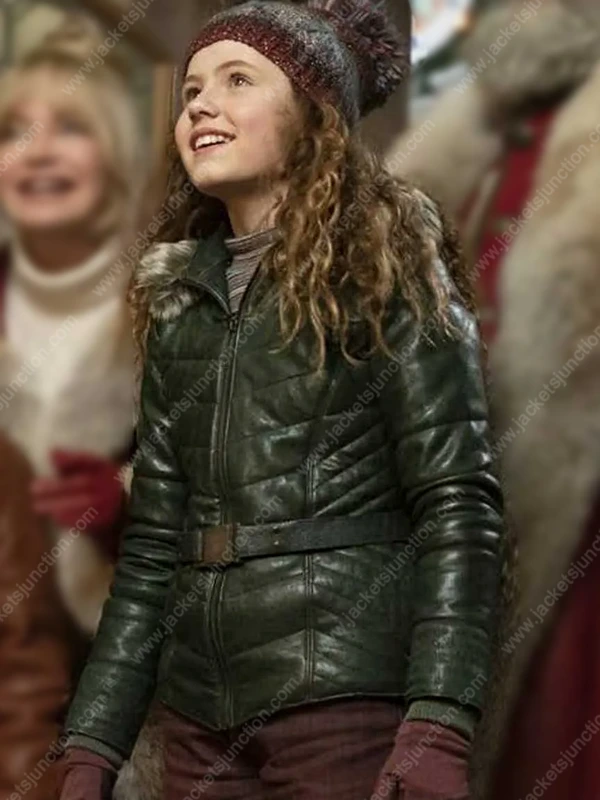 The Christmas Chronicles 2 Kate Green Leather Jacket