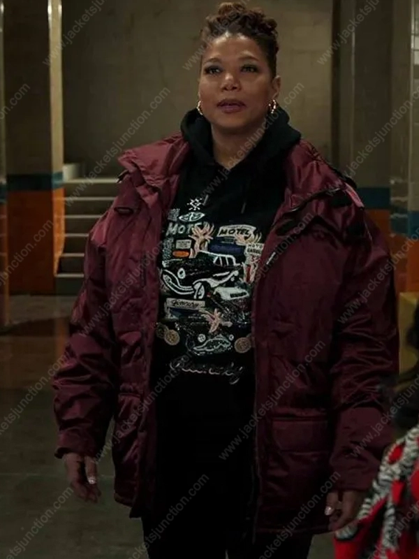 The Equalizer Robyn McCall Burgundy Jacket