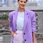 The Invitation 2022 Evie Purple Blazer