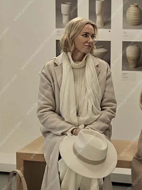 The Watcher Nora Brannock White Trench Coat