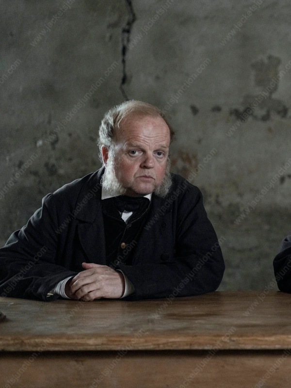 Toby Jones The Wonder Dr. McBrearty Black Trench Coat