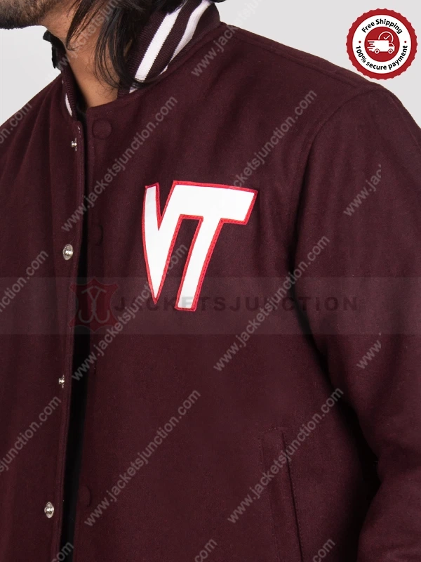 Virginia Tech Hokies Letterman Varsity Jacket