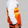 White and Orange Houston Astros Star Jacket