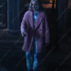 Enid Sinclair Wednesday Emma Myers Pink Coat