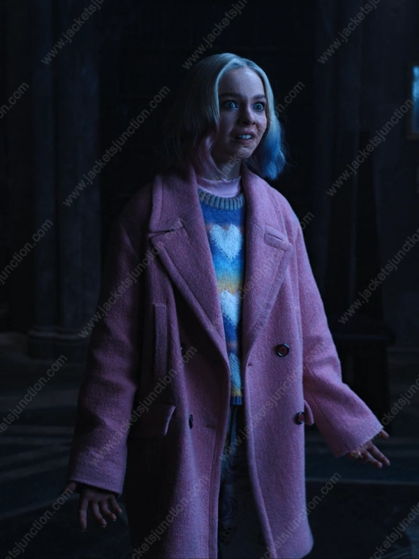 Emma Myers Wednesday Coat