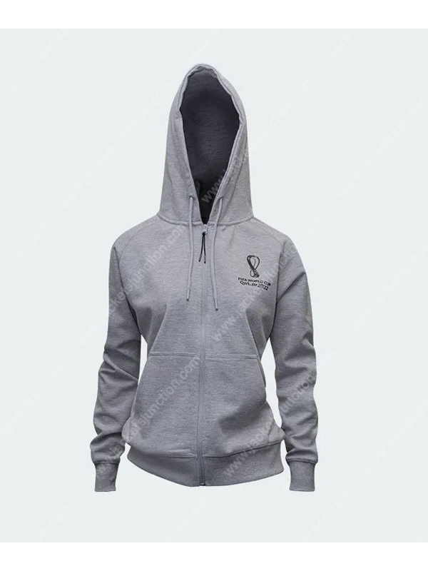 Fifa World Cup Qatar 2022 Gray Hoodie