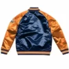 Houston Astros Baseball Blue And Orange Bomber Jacket