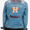 Houston Astros Blue Denim Jacket for Women