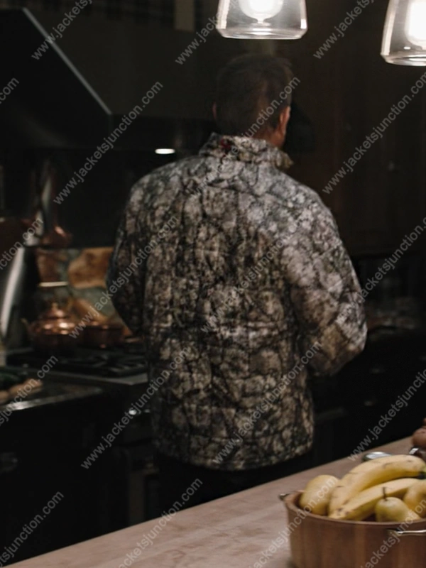 John Dutton Yellowstone S02 Kevin Costner Snake Print Jacket