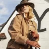  Kelly Reilly Brown Bomber Jacket