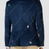 Mens Blue Christmas Blazer