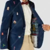 Mens Blue Christmas Tuxedo