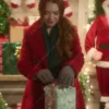 Sierra Belmont Falling for Christmas Red Coat