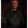 Spirited Will Ferrell Green Quilted Jacket