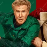 Spirited Will Ferrell Quilted Jacket