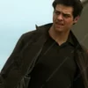 The Recruit 2022 Noah Centineo Brown Jacket