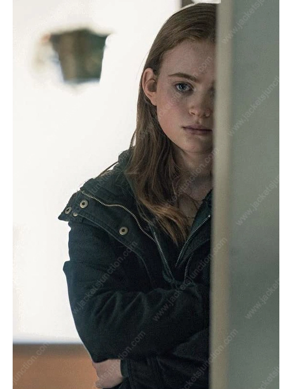 The Whale 2022 Sadie Sink Black Jacket