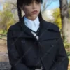 Wednesday Addams Jenna Ortega Black Cropped Jacket