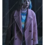 Wednesday Enid Sinclair Pink Coat