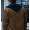 Wednesday Tyler Galpin Brown Jacket