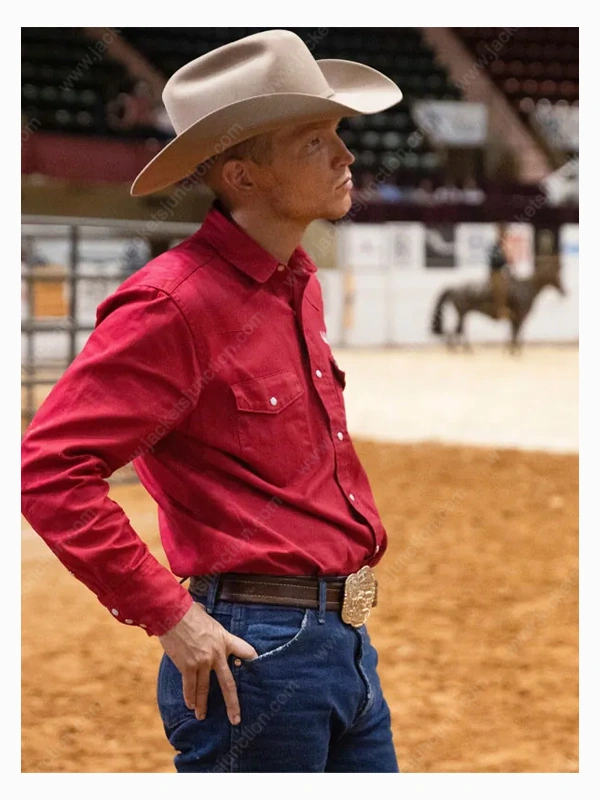  Yellowstone Jimmy Hurdstrom Red Shirt