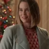 Ashley Williams Never Kiss a Man in a Christmas Sweater Coat