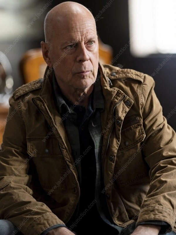 Bruce Willis Brown Jacket