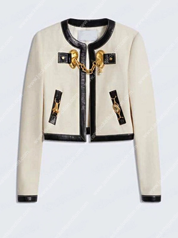 Camille Razat White Jacket