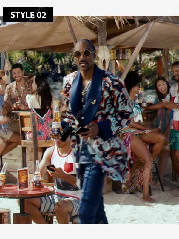 Corona Commercial Snoop Dogg Blue Jacket