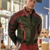 Dwayne Johnson Leather Jacket Red One