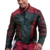 Dwayne Johnson Red One Leather Jacket