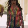 Emily Cooper Emily in Paris S03 Lily Collins Multicolor Plaid Blazer