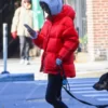 Emily Ratajkowski Red Jacket