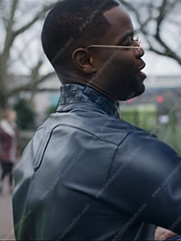 Emmanuel Imani Black Leather Jacket