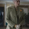 Gwendoline Christie Wednesday Green Coat