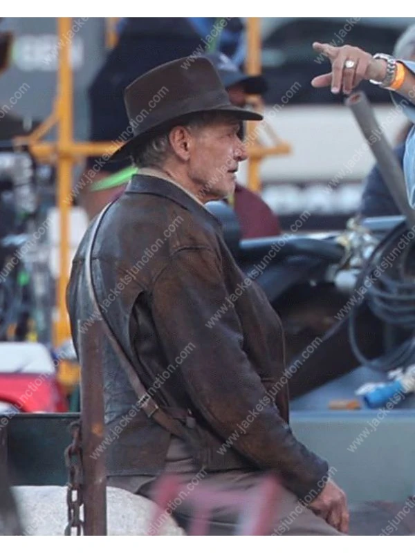 Harrison Ford Brown Leather Jacket